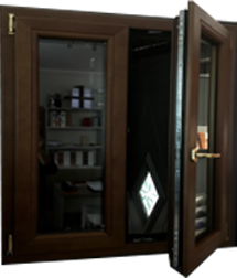 sezione Serramenti in Alluminio Legno